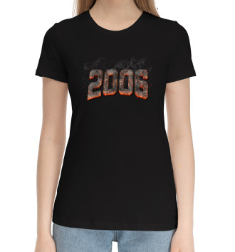 Женская Хлопковая футболка 2006