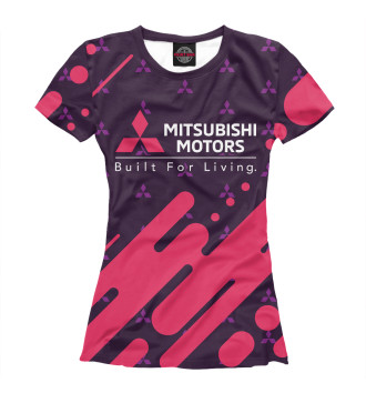 Женская Футболка Mitsubishi / Митсубиси