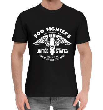 Мужская Хлопковая футболка Foo Fighters