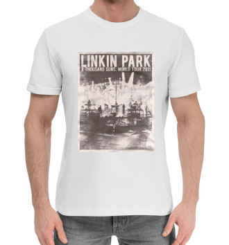 Мужская Хлопковая футболка Linkin Park