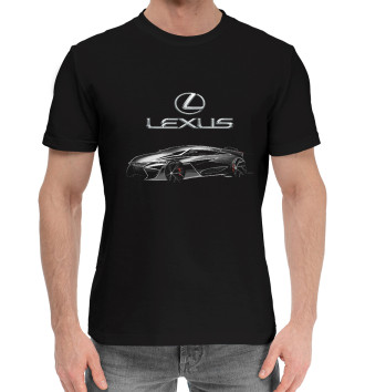 Мужская Хлопковая футболка Lexus