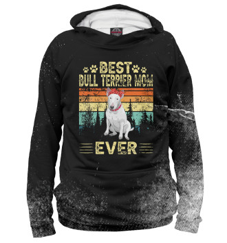 Мужское Худи Vintage Best Bull Terrier