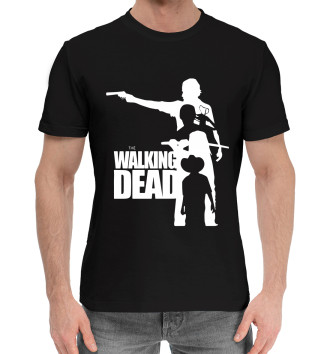 Мужская Хлопковая футболка Ходячие мертвецы