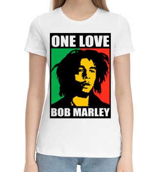 Хлопковая футболка Боб Марли