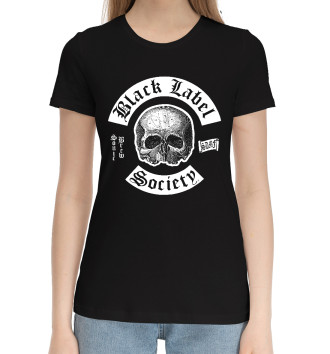 Женская Хлопковая футболка Black label society
