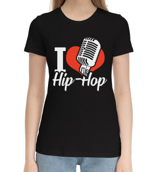 Хлопковая футболка Love Hip Hop