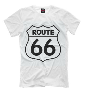 Мужская Футболка Route 66