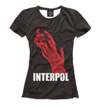 Женская Футболка Interpol