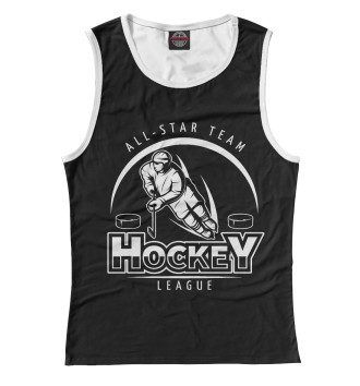 Майка для девочек Hockey League