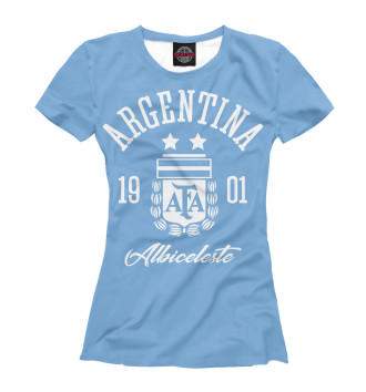 Женская Футболка Аргентина