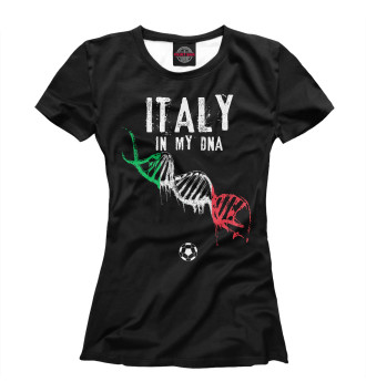 Футболка для девочек Италия в ДНК