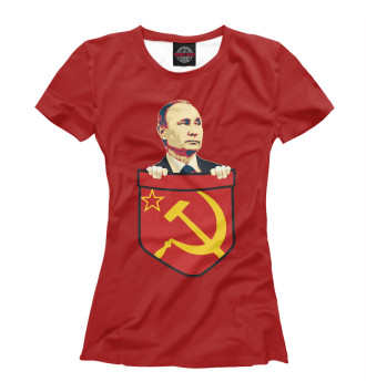 Футболка для девочек Путин