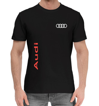 Мужская Хлопковая футболка Audi