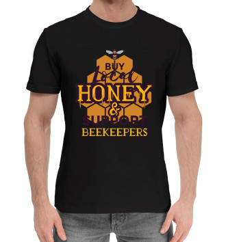 Мужская Хлопковая футболка Honey