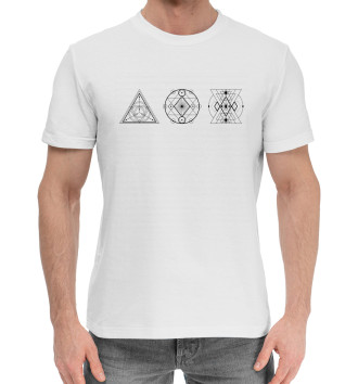 Хлопковая футболка Geometry