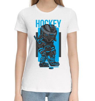 Хлопковая футболка Hockey