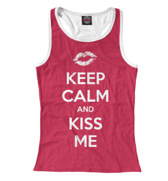 Женская Борцовка Keep calm and kiss me