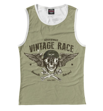 Майка для девочек Vintage Race