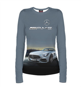 Женский Лонгслив Mercedes V8 Biturbo AMG