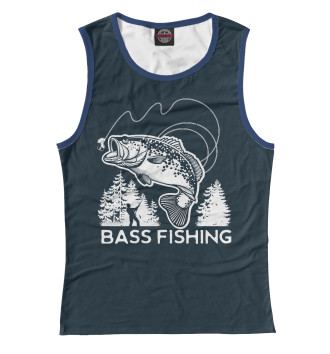 Женская Майка Bass Fishing