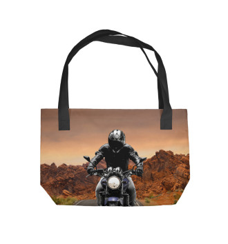 Пляжная сумка Мотоциклист