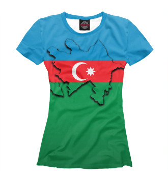 Футболка для девочек Азербайджан