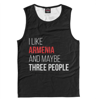 Мужская Майка I Llke Armenia