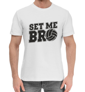 Хлопковая футболка Set Me Bro