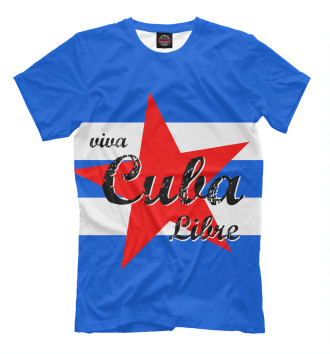 Мужская Футболка Куба
