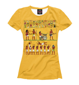 Футболка для девочек Египетский рок