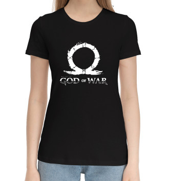 Женская Хлопковая футболка God of war