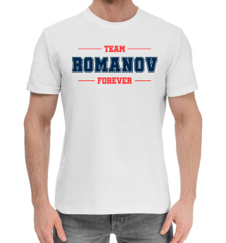 Мужская Хлопковая футболка Team Romanov