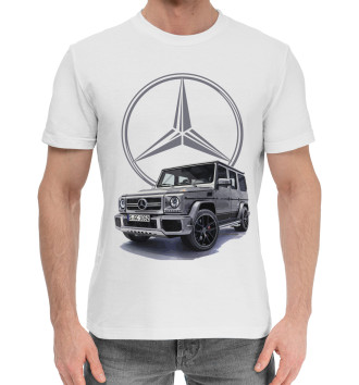Мужская Хлопковая футболка Mercedes Gelendwagen