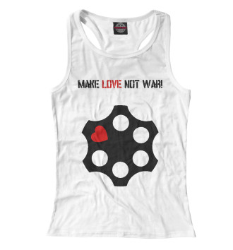 Женская Борцовка Make love not war