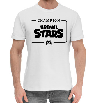 Мужская Хлопковая футболка Brawl Stars Gaming Champion