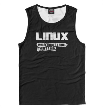 Мужская Майка Linux