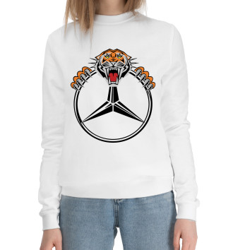 Женский Хлопковый свитшот Mercedes-Benz