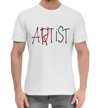Хлопковая футболка Artist / Autist оно