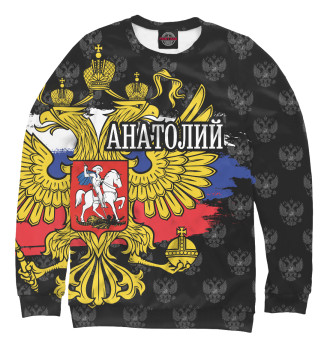 Свитшот для мальчиков Анатолий (герб России)