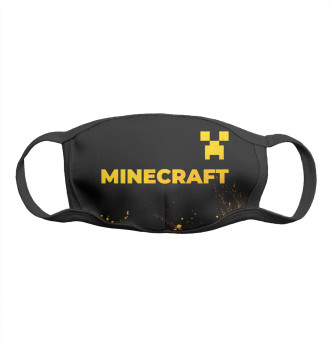 Маска для мальчиков Minecraft Gold Gradient