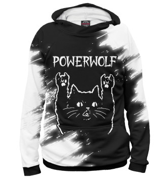 Худи для мальчиков Powerwolf + Рок Кот