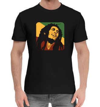 Хлопковая футболка Bob Marley