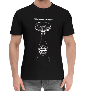 Мужская Хлопковая футболка Nuclear explosion