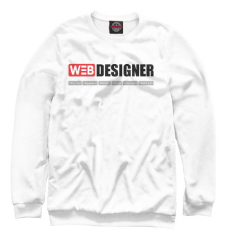 Свитшот для девочек WEB Designer