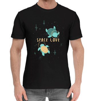 Хлопковая футболка Space love