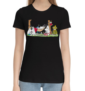 Хлопковая футболка Moomin