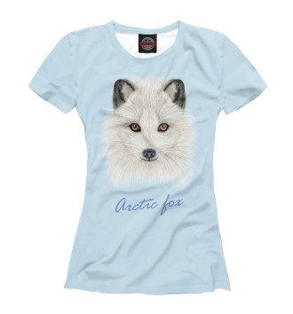Женская Футболка Arctic fox