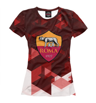 Футболка для девочек Roma FC Abstract
