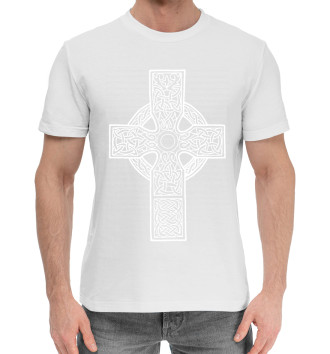 Хлопковая футболка Кельтика - кельтский крест
