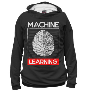 Женское Худи Machine Learning Brain